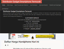 Tablet Screenshot of jagoangadget.com